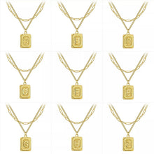 Load image into Gallery viewer, Initial Necklace Gold