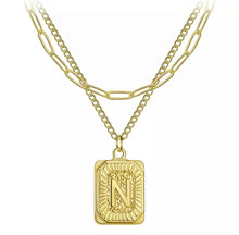 Load image into Gallery viewer, Initial Necklace Gold