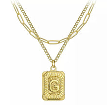 Load image into Gallery viewer, Initial Necklace Gold