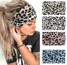 Load image into Gallery viewer, Wide Knotted Stretchy Headband