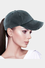 Load image into Gallery viewer, Vintage Ponytail Baseball Cap
