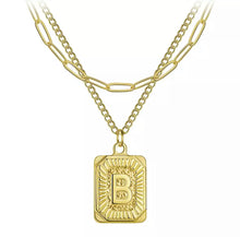 Load image into Gallery viewer, Initial Necklace Gold