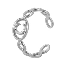 Load image into Gallery viewer, Initial Ring Silver