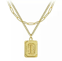 Load image into Gallery viewer, Initial Necklace Gold