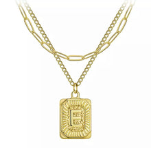 Load image into Gallery viewer, Initial Necklace Gold