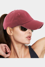 Load image into Gallery viewer, Vintage Ponytail Baseball Cap
