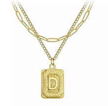 Load image into Gallery viewer, Initial Necklace Gold