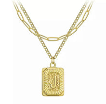 Load image into Gallery viewer, Initial Necklace Gold