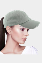 Load image into Gallery viewer, Vintage Ponytail Baseball Cap