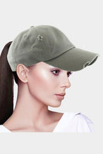 Load image into Gallery viewer, Vintage Ponytail Baseball Cap