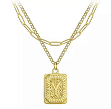 Load image into Gallery viewer, Initial Necklace Gold