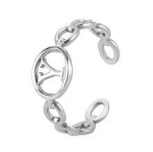 Load image into Gallery viewer, Initial Ring Silver