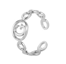 Load image into Gallery viewer, Initial Ring Silver