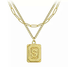 Load image into Gallery viewer, Initial Necklace Gold
