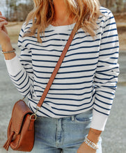 Load image into Gallery viewer, Navy Stripe Sweater
