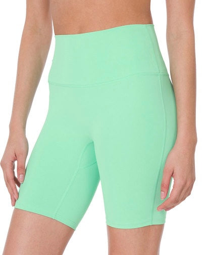 ATHLETIC HIGH RISE BIKER SHORTS