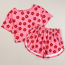 Load image into Gallery viewer, Pink &amp; Red Flower 2 Piece Set
