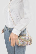 Load image into Gallery viewer, Gold AB Fancy Stone Party Clutch
