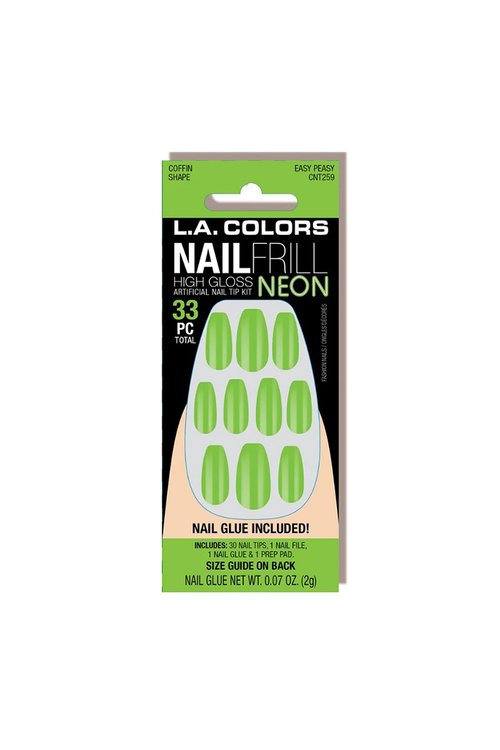 Neon Press On Nails