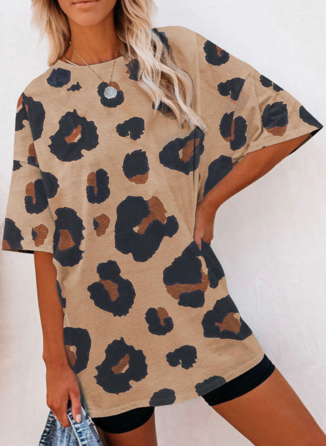 Oversized Leopard Shirt