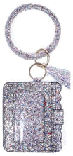 Load image into Gallery viewer, Bangle keychain with wristlet
