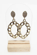 Load image into Gallery viewer, Dangle Bling Chain Link Earring
