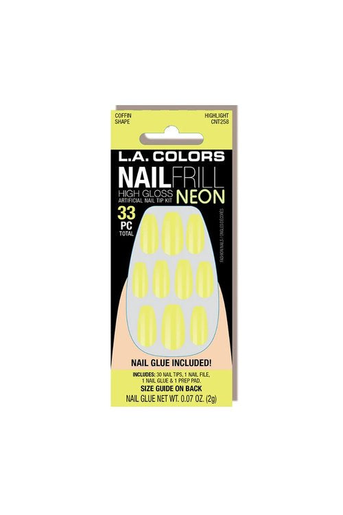 Neon Press On Nails