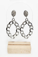 Load image into Gallery viewer, Dangle Bling Chain Link Earring
