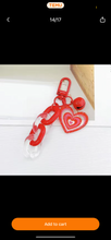 Load image into Gallery viewer, Love Bell Acrylic Keychain
