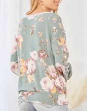 Load image into Gallery viewer, Floral Knit Tunic Top
